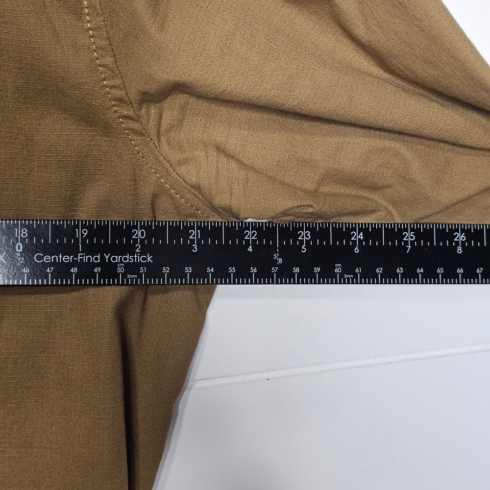Vans Casual Button-Down Shirt Men's Medium Tan Cotton Blend - Picture 6 of 8